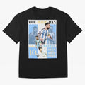 Lionel Messi Argentina World Cup 2022 Champion Victory Poster Oversized T-Shirt Support Your Favorite Stars during Global Football Passion for FIFA World Cup 2026 Group Stage, Built around Messi and Cristiano Ronaldo, Spain, Football History, Final