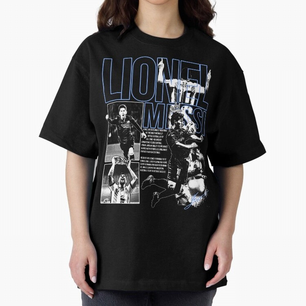 Lionel Messi Vintage Graphic Essential T-Shirt Join the Countdown to the FIFA World Cup 2026 USA Canada Mexico Journey through Cristiano Ronaldo Highlights, England Pride, Vintage Soccer Flavor, Modern Football Stars, National Flags and Final Night