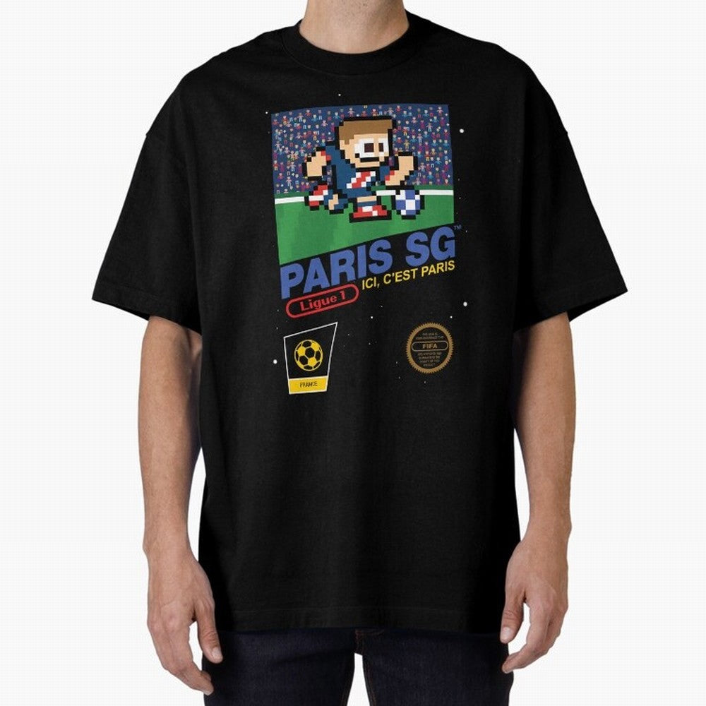 Paris SG v2 8bit Football Essential T-Shirt Carry the Dream of Match Day Hype around FIFA World Cup 2026 USA Canada Mexico, Messi, Neymar and Mbappe, England and Germany, Vintage Soccer Flavor, Modern Football Stars, National Flags and Final Night