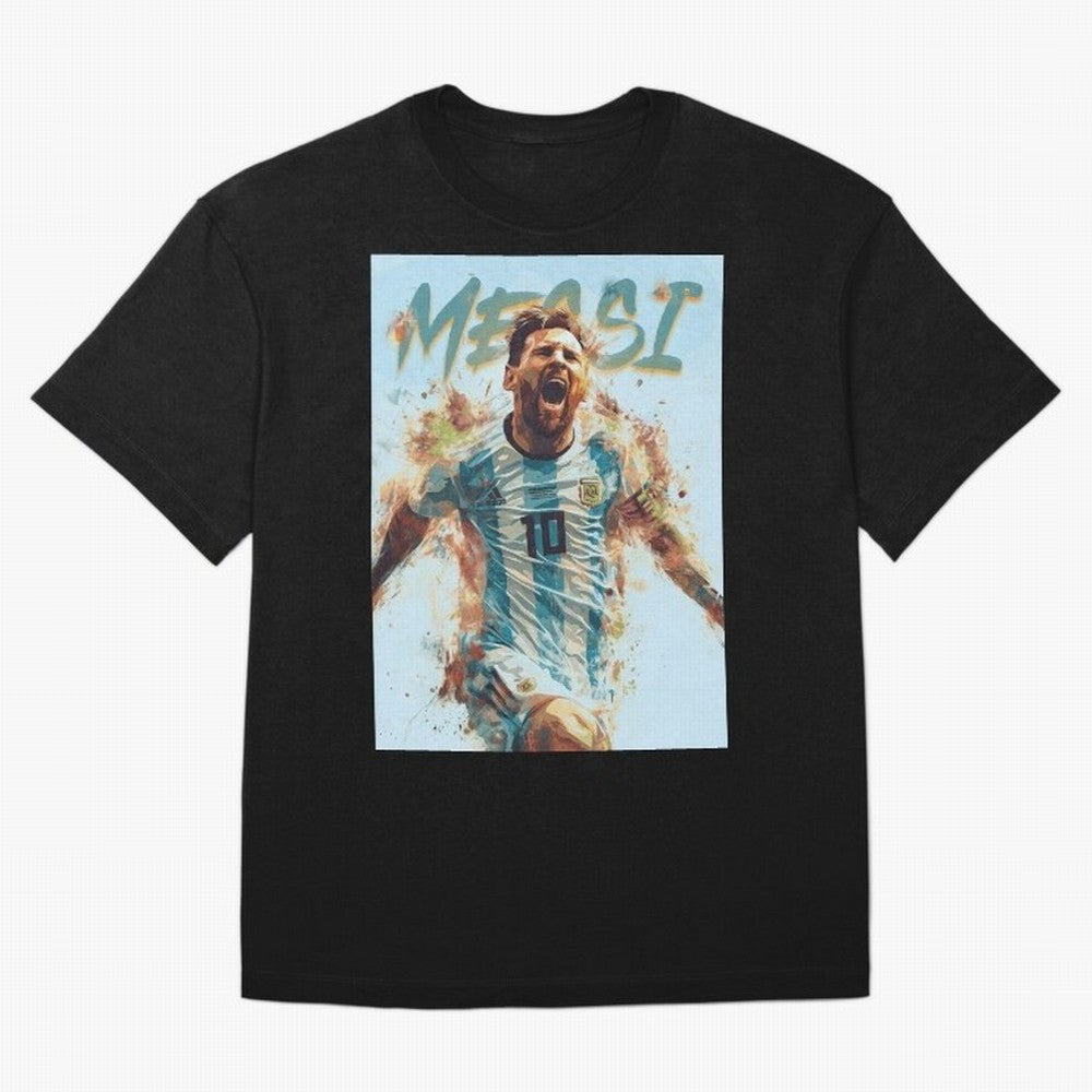Messi The GOAT Oversized T-Shirt Make Game Day About Global Football Passion for FIFA World Cup 2026 USA Canada Mexico, Highlighting CR7 and Messi, Argentina, Champion Mindset, Group Stage Buzz, Knockout Tension and Passionate Fan Culture; Great