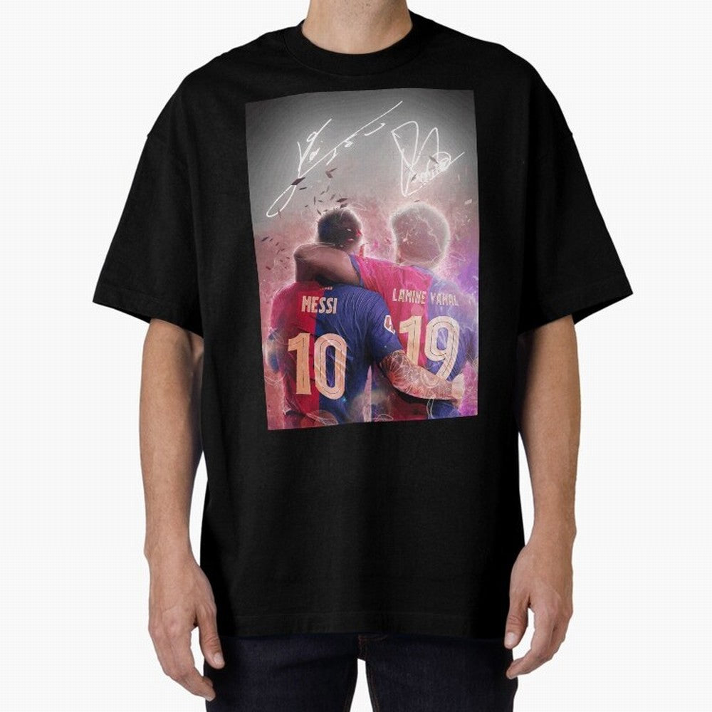 Messi The GOAT Oversized T-Shirt Celebrate Football Dreams Across the FIFA World Cup 2026 USA Canada Mexico Journey through Mbappe Highlights, Argentina, France and Brazil Pride, Worldwide Fan Energy, Dramatic Goals, Stadium Lights and Championship