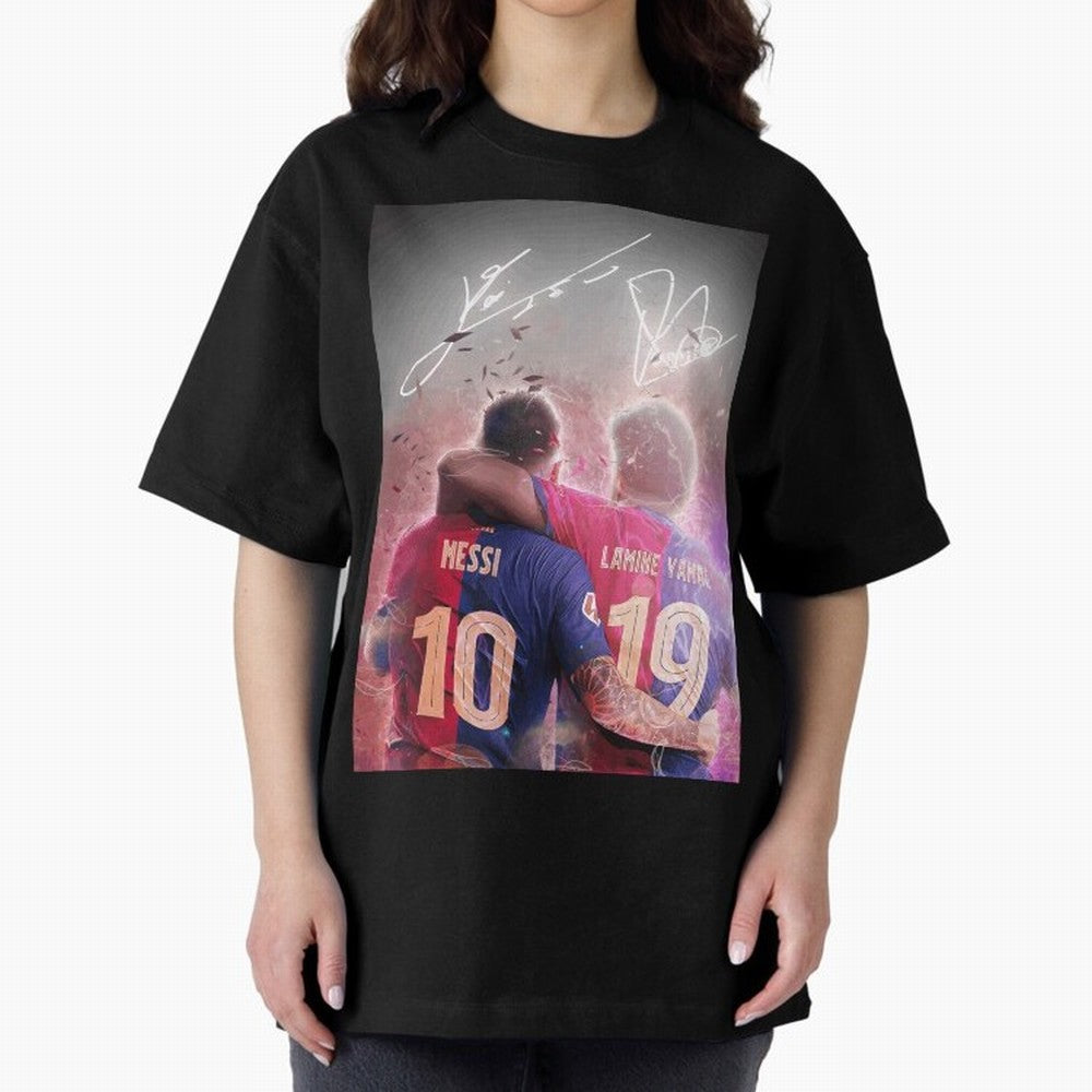 Messi The GOAT Oversized T-Shirt Celebrate Football Dreams Across the FIFA World Cup 2026 USA Canada Mexico Journey through Mbappe Highlights, Argentina, France and Brazil Pride, Worldwide Fan Energy, Dramatic Goals, Stadium Lights and Championship