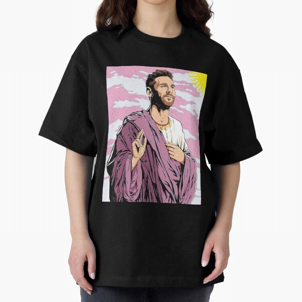 Messi the best Oversized T-Shirt Bring Home Match Day Hype around FIFA World Cup 2026 USA Canada Mexico, Cristiano Ronaldo, Haaland and CR7, Brazil, Retro Football Energy, Iconic Rivalries, Trophy Chase Drama and Stadium Atmosphere; Ideal for Fans