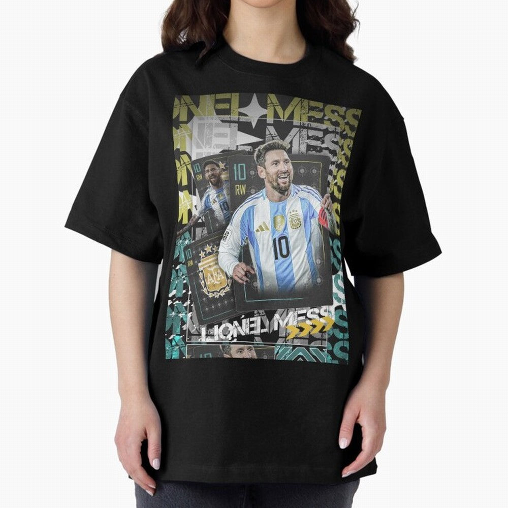 Lionel Messi Argentina Maestro Trading Card Cinematic Poster Classic T-Shirt Feel International Energy from FIFA World Cup 2026 USA Canada Mexico Inspired by Messi, Germany Energy, Soccer Culture, Superstar Moments, National Team Dreams and