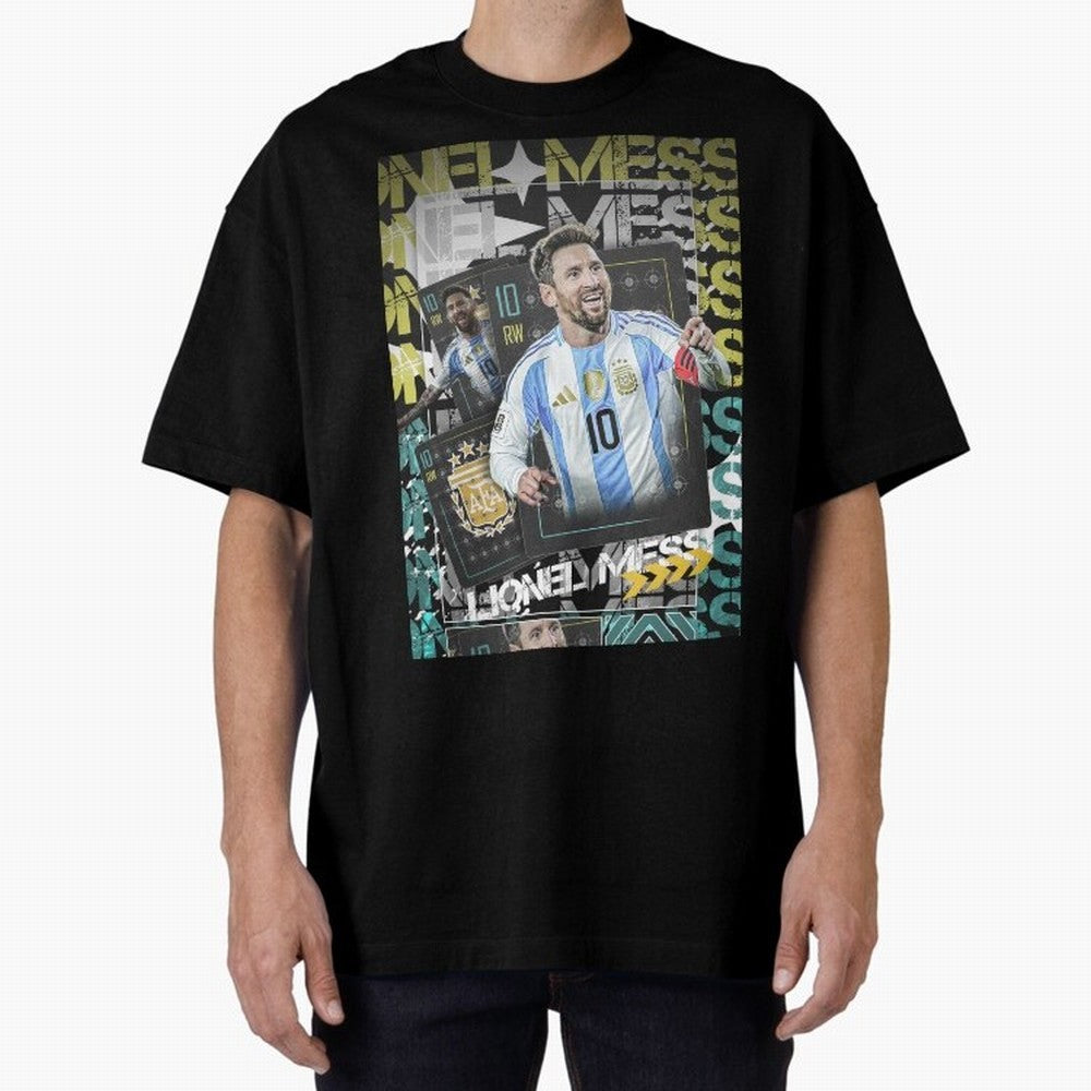 Lionel Messi Argentina Maestro Trading Card Cinematic Poster Classic T-Shirt Feel International Energy from FIFA World Cup 2026 USA Canada Mexico Inspired by Messi, Germany Energy, Soccer Culture, Superstar Moments, National Team Dreams and