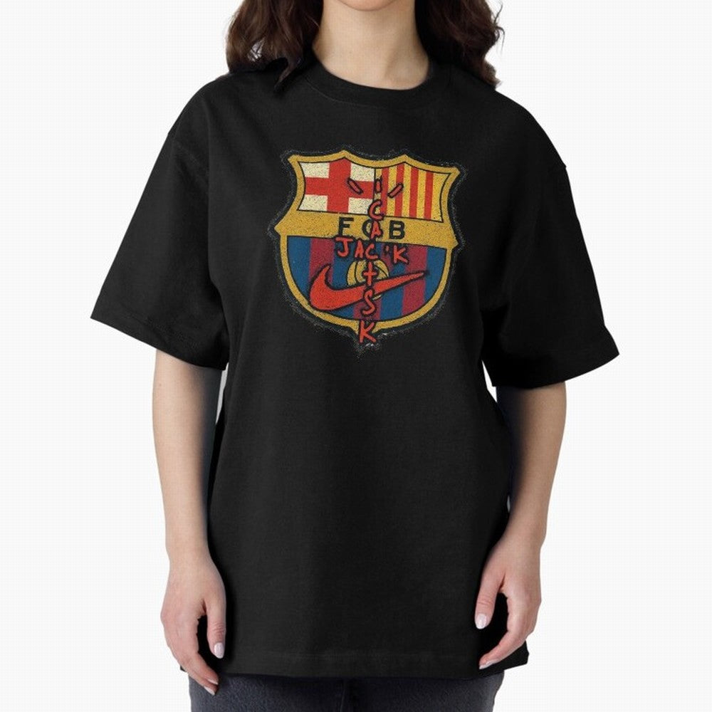 BAR-CE-LON-A Logo FC Merchandise Classic T-Shirt Celebrate Fan Culture around FIFA World Cup 2026 Group Stage for Fans of Haaland and Mbappe and Netherlands, Bringing Vintage Soccer Flavor, Modern Football Stars, National Flags and Final Night