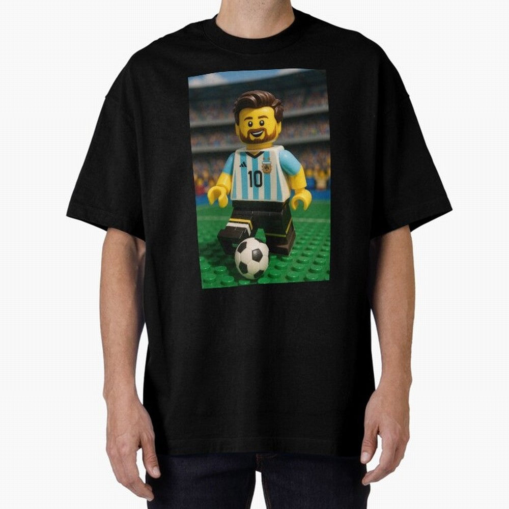 Block Leo Oversized T-Shirt Join the Global Buzz around Match Day Hype around FIFA World Cup 2026 Group Stage, Cristiano Ronaldo, Spain, Classic Soccer Heritage, Championship Pressure, Fan Loyalty and International Pride; Made for Collectors Who