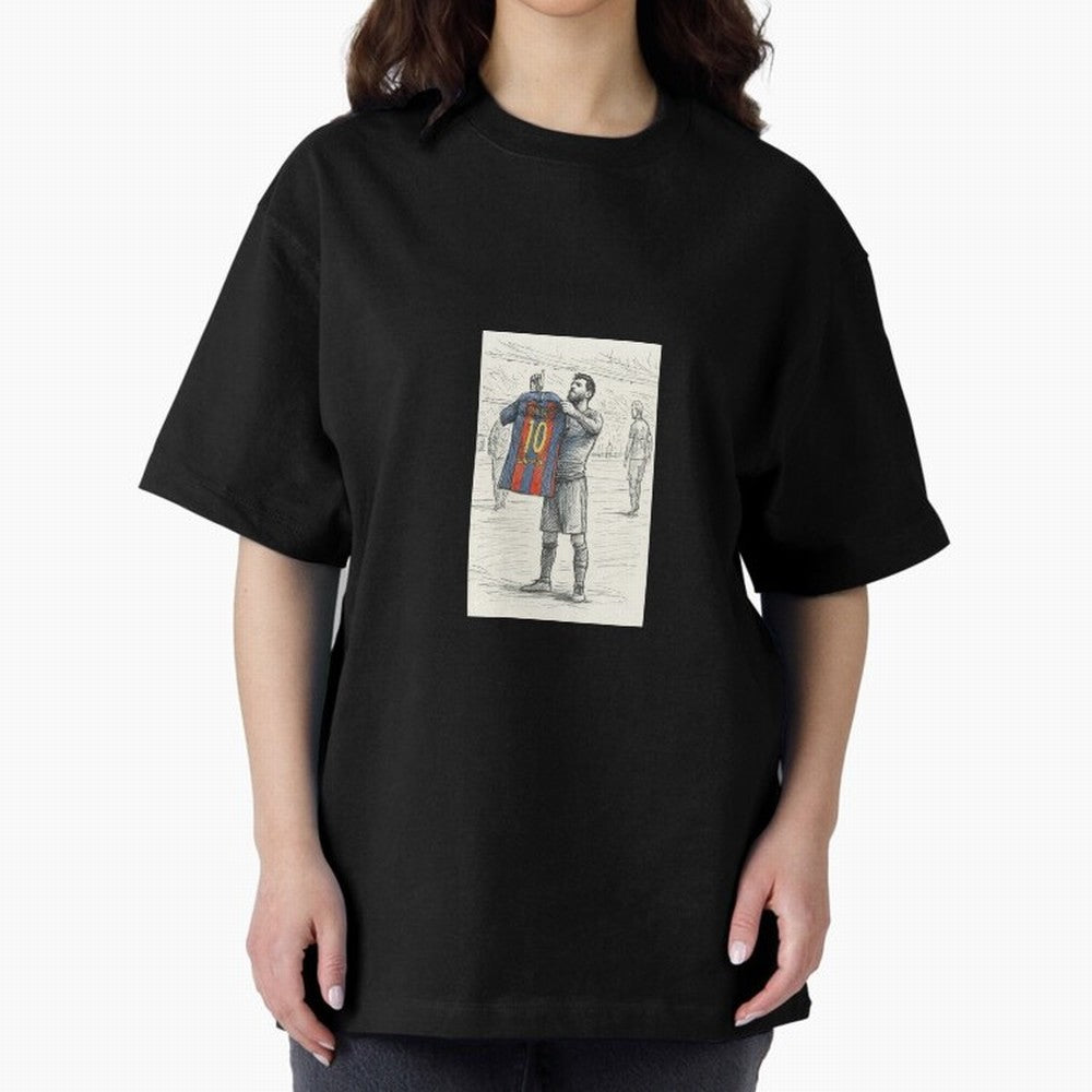 Lionel Messi Iconic Celebration Urban Sketch Classic T-Shirt Fuel Your Fan Pride for Global Football Passion for FIFA World Cup 2026 USA Canada Mexico, Capturing Haaland and Mbappe, England, Vintage Soccer Flavor, Modern Football Stars, National
