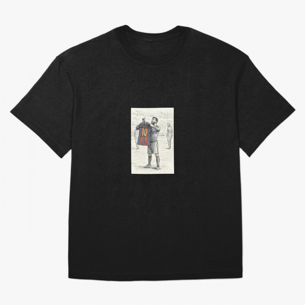 Lionel Messi Iconic Celebration Urban Sketch Classic T-Shirt Fuel Your Fan Pride for Global Football Passion for FIFA World Cup 2026 USA Canada Mexico, Capturing Haaland and Mbappe, England, Vintage Soccer Flavor, Modern Football Stars, National