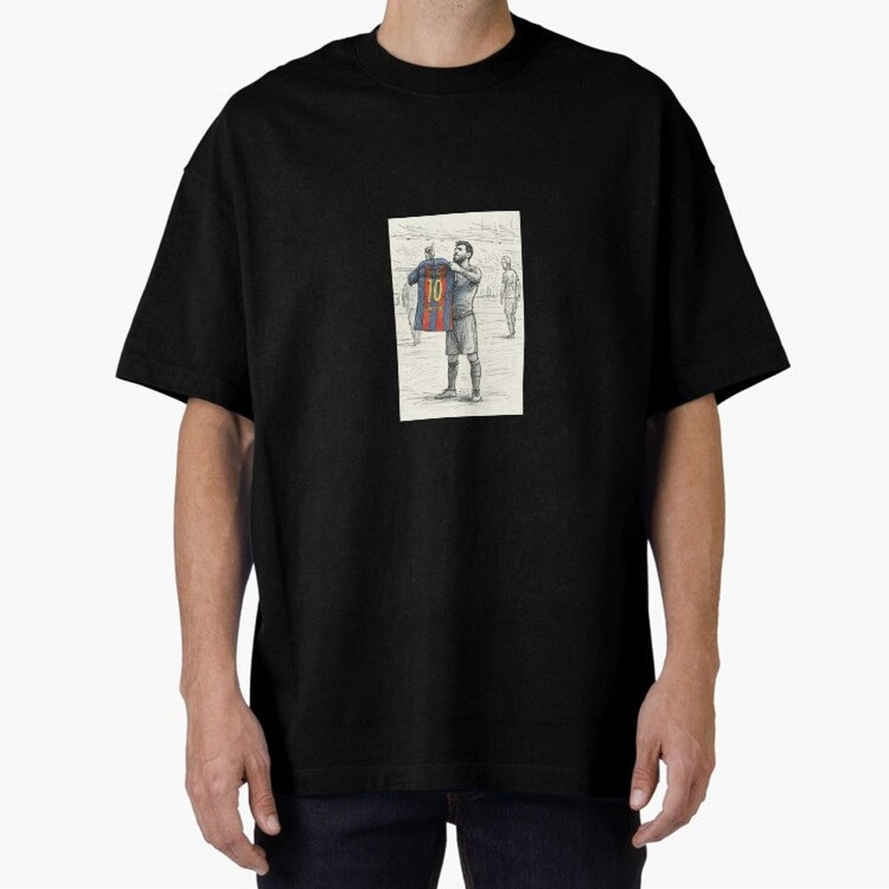Lionel Messi Iconic Celebration Urban Sketch Classic T-Shirt Fuel Your Fan Pride for Global Football Passion for FIFA World Cup 2026 USA Canada Mexico, Capturing Haaland and Mbappe, England, Vintage Soccer Flavor, Modern Football Stars, National