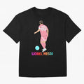 Lionel Messi illustration Oversized T-Shirt Show Your Tournament Heart for FIFA World Cup 2026 Group Stage Spirit, Inspired by Netherlands, Haaland, Football History, Final Match Energy, Crowd Noise and Once in a Lifetime Moments; Made for Die Hard