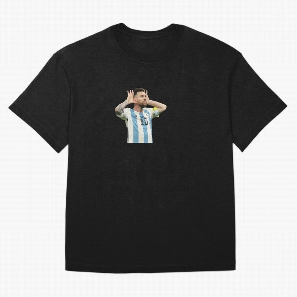 Lionel Messi Argentina Celebration Sticker Oversized T-Shirt Honor the Beautiful Game during FIFA World Cup 2026 Capturing Messi and Cristiano Ronaldo, Spain Energy, Stadium Memories, Football Loyalty, International Chants and Championship