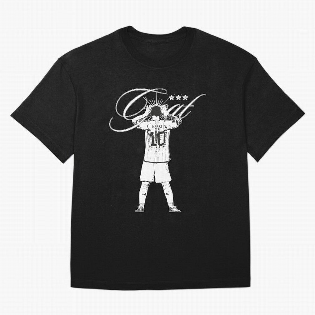 Messi Argentina, GOAT Oversized T-Shirt Fuel Your Fan Pride for FIFA World Cup 2026 Group Stage Celebrating Messi, Neymar and Mbappe, England and Germany Energy, Sports Nostalgia, International Competition, Famous Players and Unforgettable