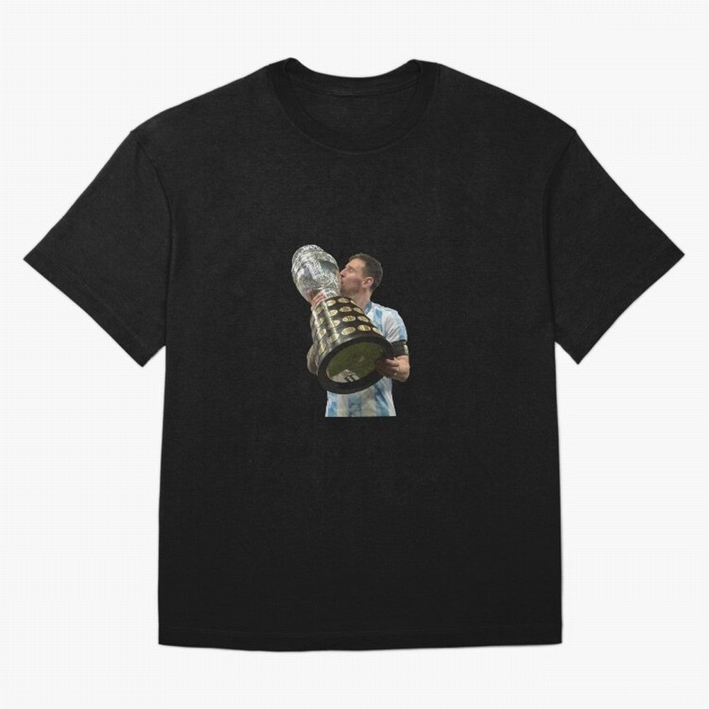 Messi Cup Oversized T-Shirt Live the Energy of FIFA World Cup 2026 Group Stage Built around Mbappe and Neymar, France and Portugal Energy, Match Day Excitement, Supporter Culture, Golden Goals and Global Football Passion; Ideal for Football Dads,