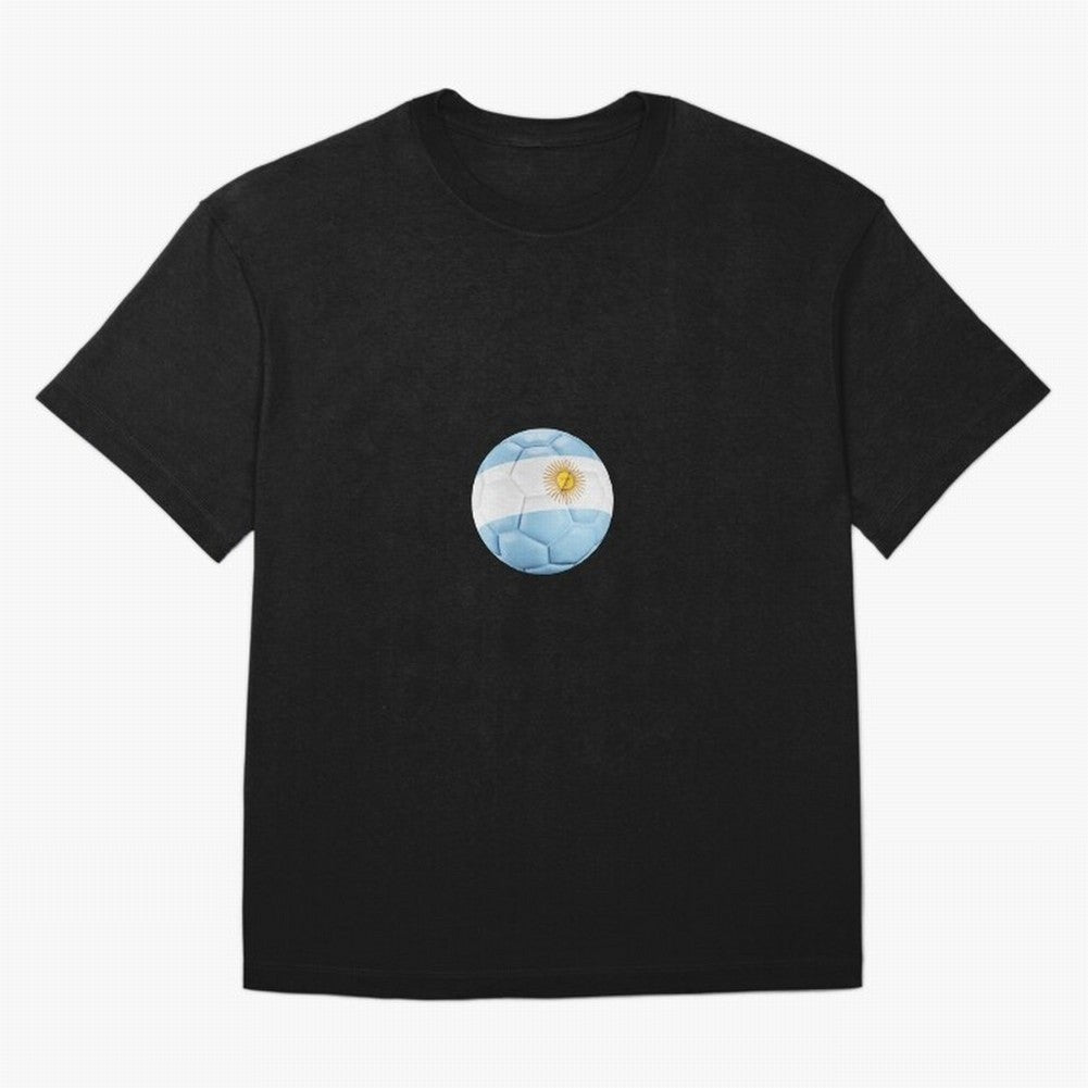 Argentina Soccer Oversized T-Shirt Build FIFA World Cup 2026 Spirit, Built around Brazil, Portugal and Argentina, Mbappe and Neymar, Football Passion, Legendary Performances, Festival Vibes and Supporter Community; Ideal for Football Dads, Football