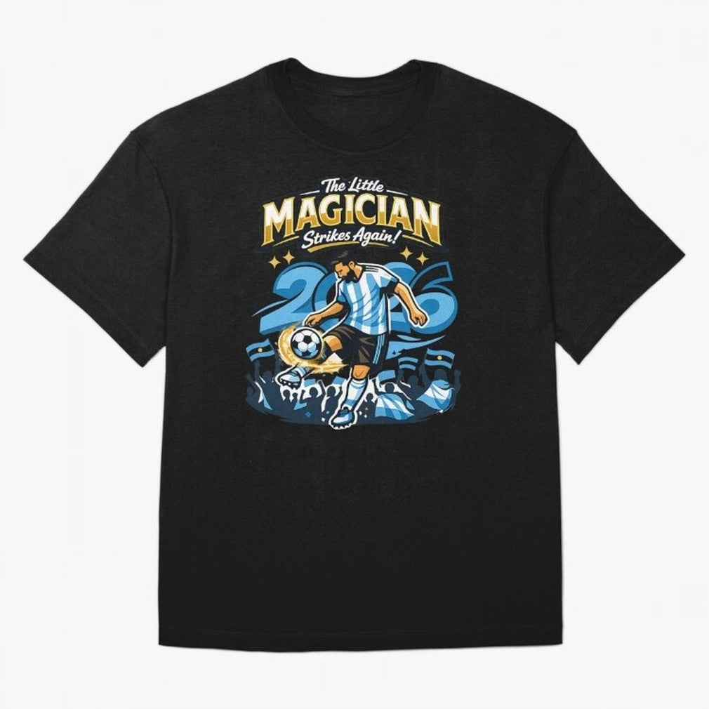 Messi strikes again Classic T-Shirt Carry National Pride through the FIFA World Cup 2026 Journey through Messi and Cristiano Ronaldo Highlights, Argentina Pride, Vintage Soccer Flavor, Modern Football Stars, National Flags and Final Night Emotion;
