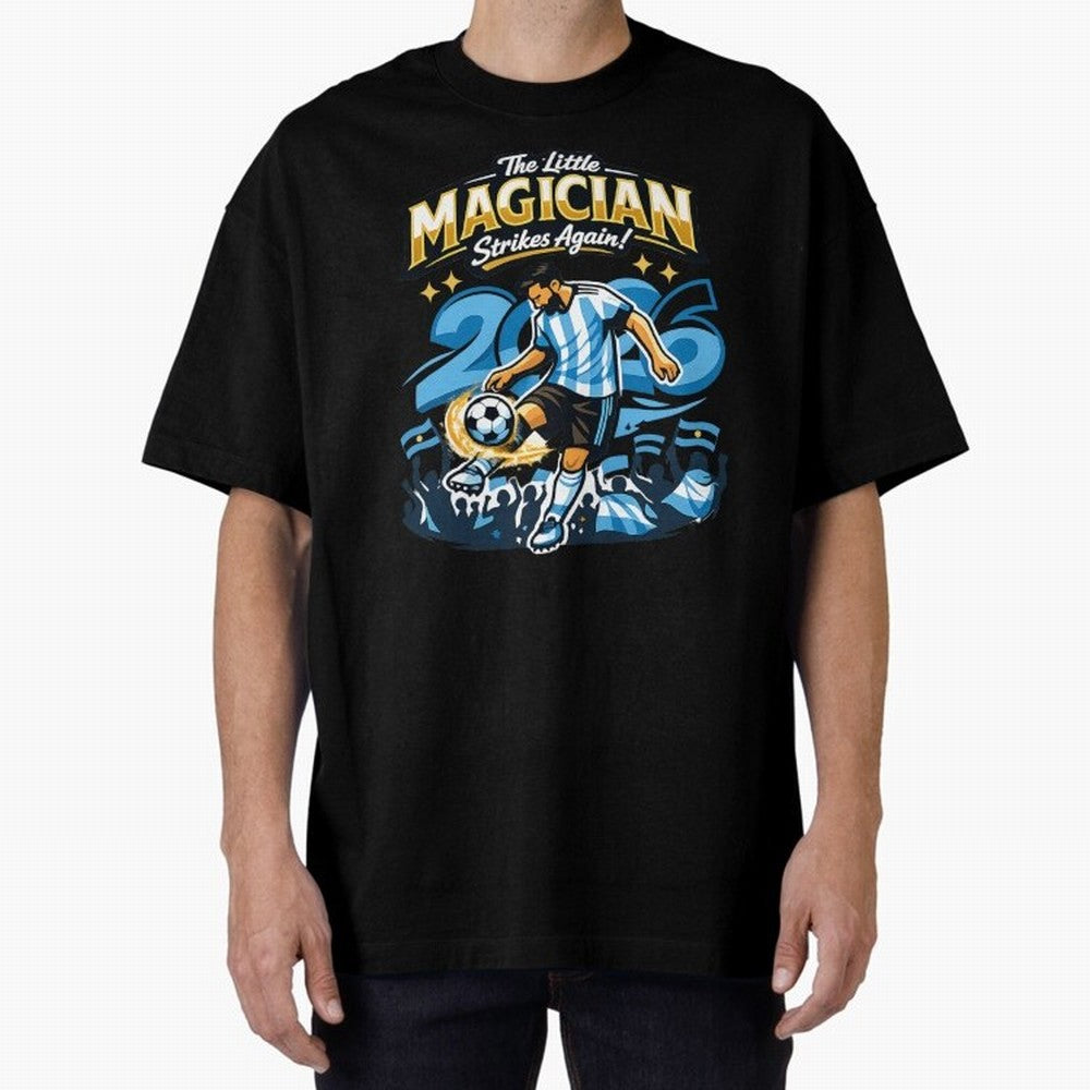 Messi strikes again Classic T-Shirt Carry National Pride through the FIFA World Cup 2026 Journey through Messi and Cristiano Ronaldo Highlights, Argentina Pride, Vintage Soccer Flavor, Modern Football Stars, National Flags and Final Night Emotion;