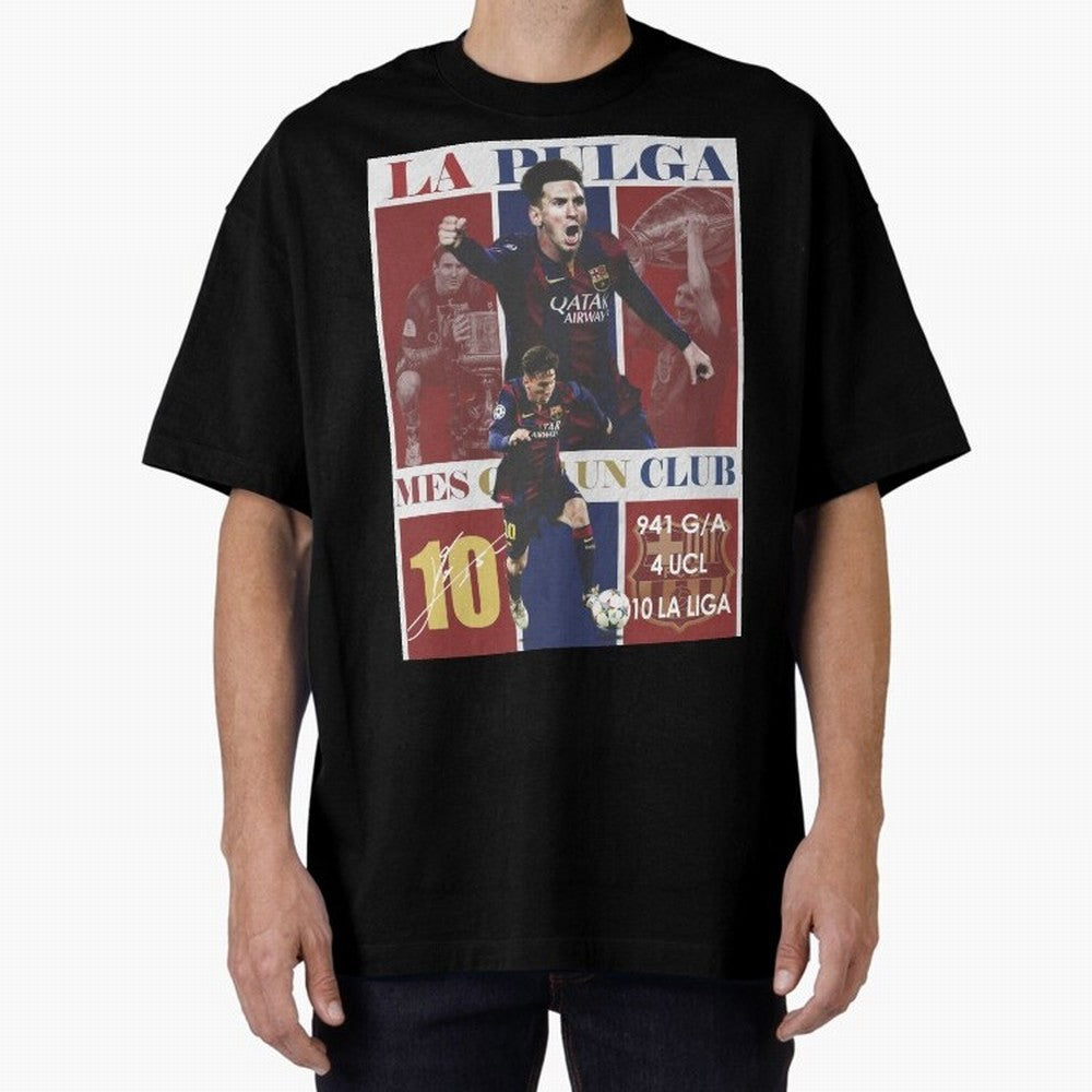 Lionel Messi 2015 Barcelona Poster- Iconic La Liga Hero Art Print Classic T-Shirt Bring Retro Soccer Energy to FIFA World Cup 2026 USA Canada Mexico for Fans of Messi, CR7 and Mbappe and Germany, Bringing Worldwide Fan Energy, Dramatic Goals,