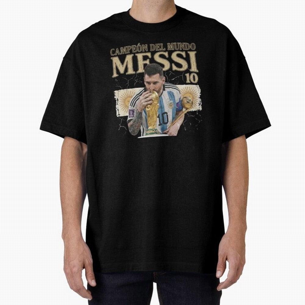 Lionel Messi World Cup 2022 Winner Vintage Art - Argentina 10 Classic T-Shirt Bring a Vintage Feel to FIFA World Cup 2026 USA Canada Mexico Driven by Mbappe and Neymar, Argentina, France and Brazil Energy, Global Supporter Spirit, Legendary Goals,