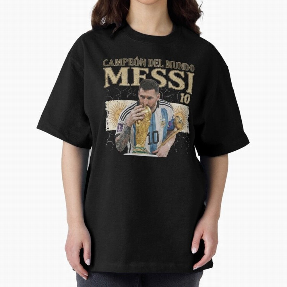 Lionel Messi World Cup 2022 Winner Vintage Art - Argentina 10 Classic T-Shirt Bring a Vintage Feel to FIFA World Cup 2026 USA Canada Mexico Driven by Mbappe and Neymar, Argentina, France and Brazil Energy, Global Supporter Spirit, Legendary Goals,