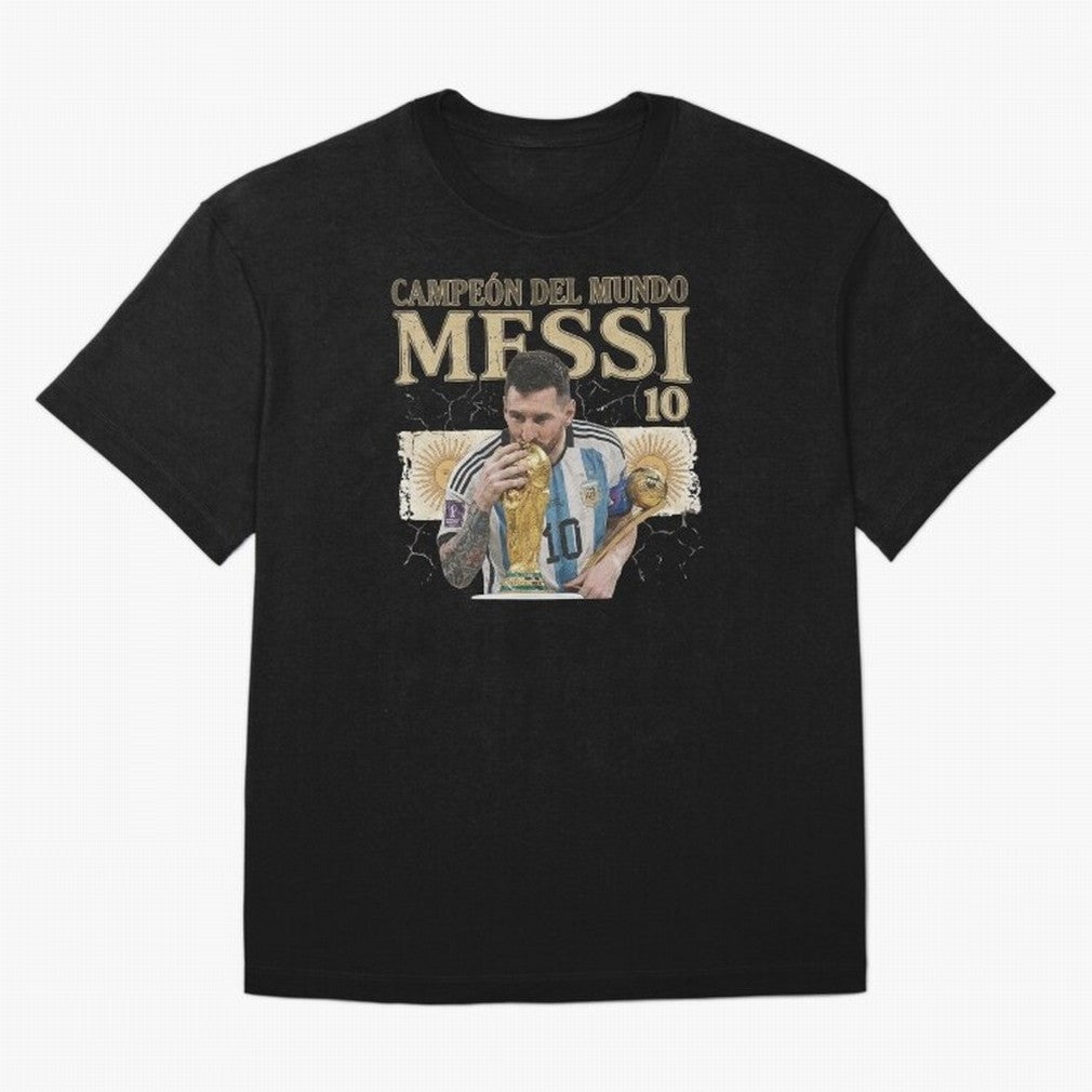 Lionel Messi World Cup 2022 Winner Vintage Art - Argentina 10 Classic T-Shirt Bring a Vintage Feel to FIFA World Cup 2026 USA Canada Mexico Driven by Mbappe and Neymar, Argentina, France and Brazil Energy, Global Supporter Spirit, Legendary Goals,