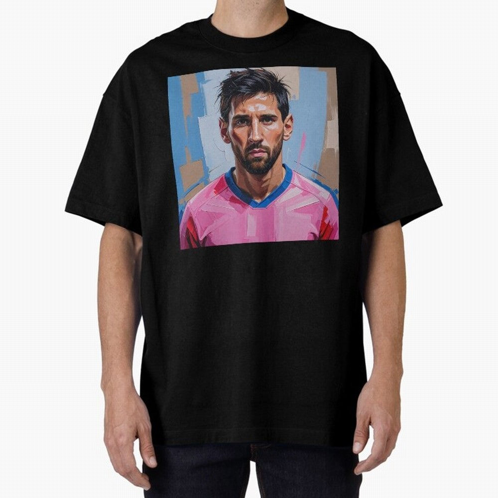 Vibrant Artistic Portrait of Lionel Messi (GOAT) - Digital painting (Version 2) Classic T-Shirt Get Ready for FIFA World Cup 2026 Filled with Mbappe and Neymar, England Energy, Tournament Hype, Historic Matchups, Family Viewing Parties and Global