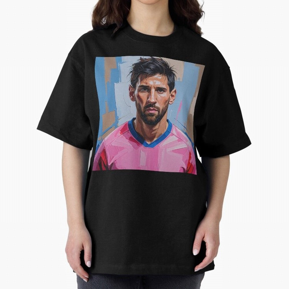 Vibrant Artistic Portrait of Lionel Messi (GOAT) - Digital painting (Version 2) Classic T-Shirt Get Ready for FIFA World Cup 2026 Filled with Mbappe and Neymar, England Energy, Tournament Hype, Historic Matchups, Family Viewing Parties and Global