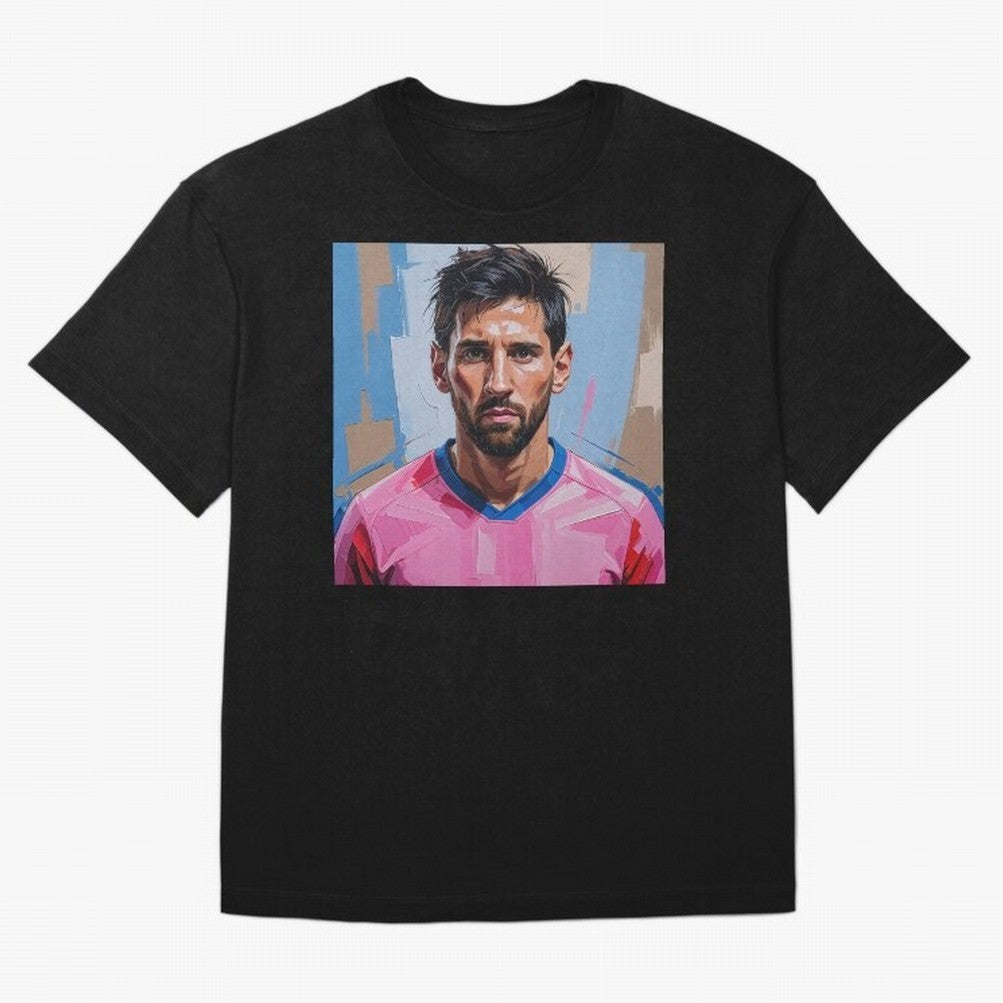 Vibrant Artistic Portrait of Lionel Messi (GOAT) - Digital painting (Version 2) Classic T-Shirt Get Ready for FIFA World Cup 2026 Filled with Mbappe and Neymar, England Energy, Tournament Hype, Historic Matchups, Family Viewing Parties and Global