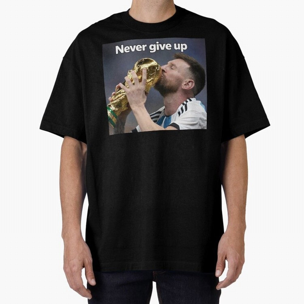 Messi Oversized T-Shirt Upgrade Match Day Hype around FIFA World Cup 2026 USA Canada Mexico, Messi, CR7 and Mbappe, Spain, Stadium Memories, Football Loyalty, International Chants and Championship Tradition; Made for Die Hard Supporters, Soccer