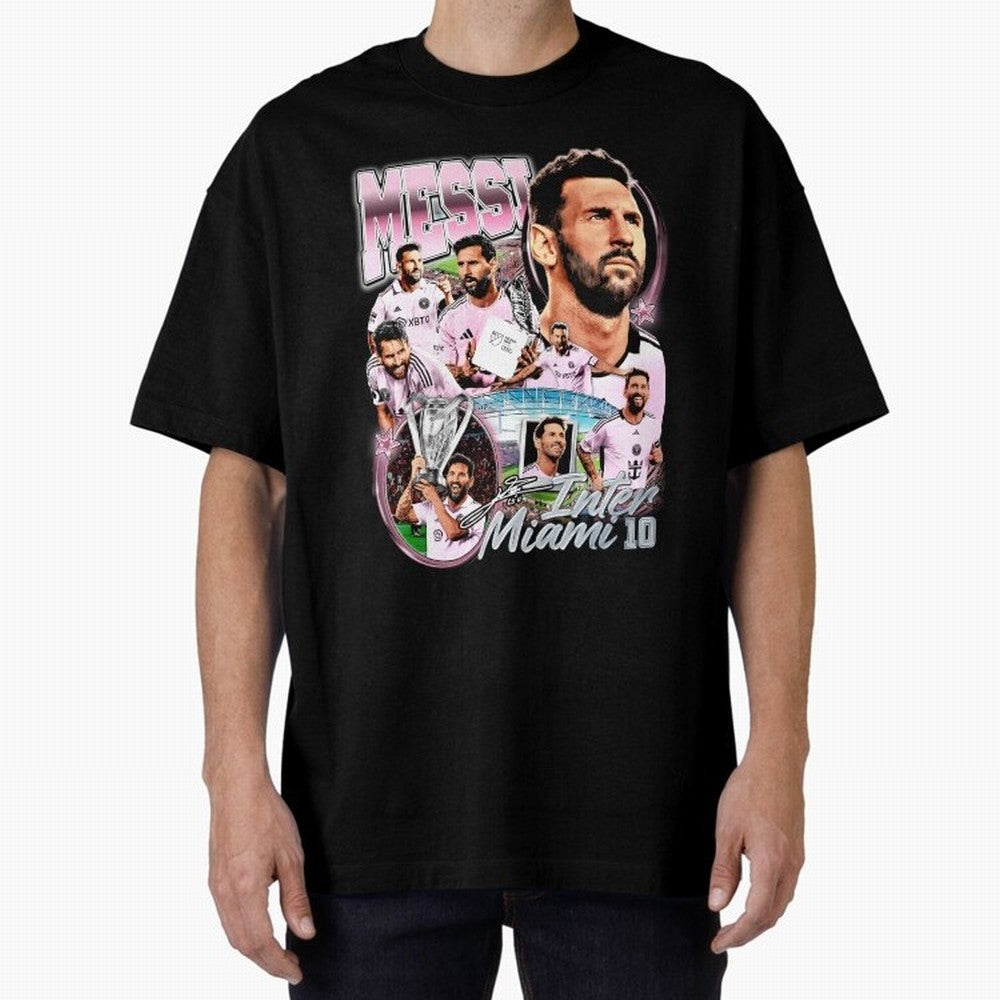 Lionel Messi Inter Miami Retro Vintage bootleg rap tee Classic T-Shirt Follow the Final Road of Match Day Hype around FIFA World Cup 2026, Cristiano Ronaldo, Haaland and CR7, Netherlands, Sports Nostalgia, International Competition, Famous Players