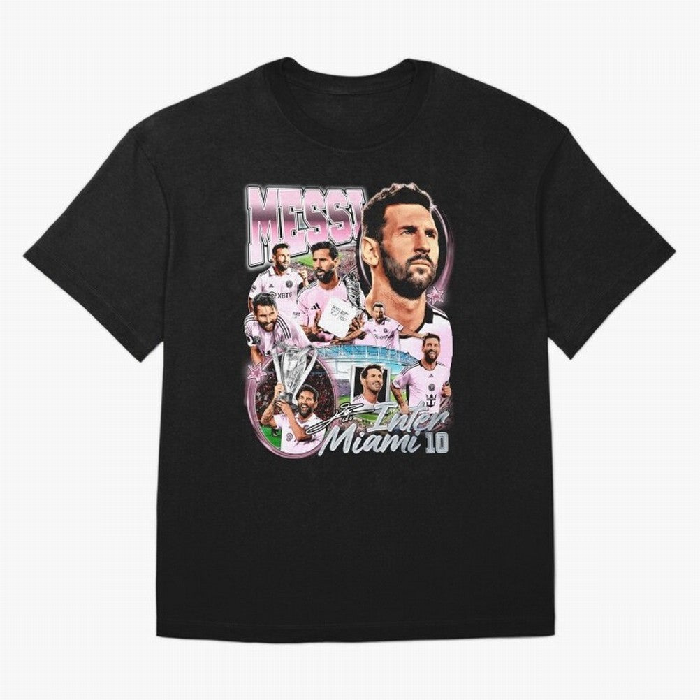 Lionel Messi Inter Miami Retro Vintage bootleg rap tee Classic T-Shirt Follow the Final Road of Match Day Hype around FIFA World Cup 2026, Cristiano Ronaldo, Haaland and CR7, Netherlands, Sports Nostalgia, International Competition, Famous Players
