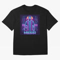 ?Argentina Football Legend Messi Cyberpunk Retro Futurist Design (Version 3) Classic T-Shirt Celebrate the Road through Match Day Hype around FIFA World Cup 2026, Neymar, England and Germany, Global Supporter Spirit, Legendary Goals, National