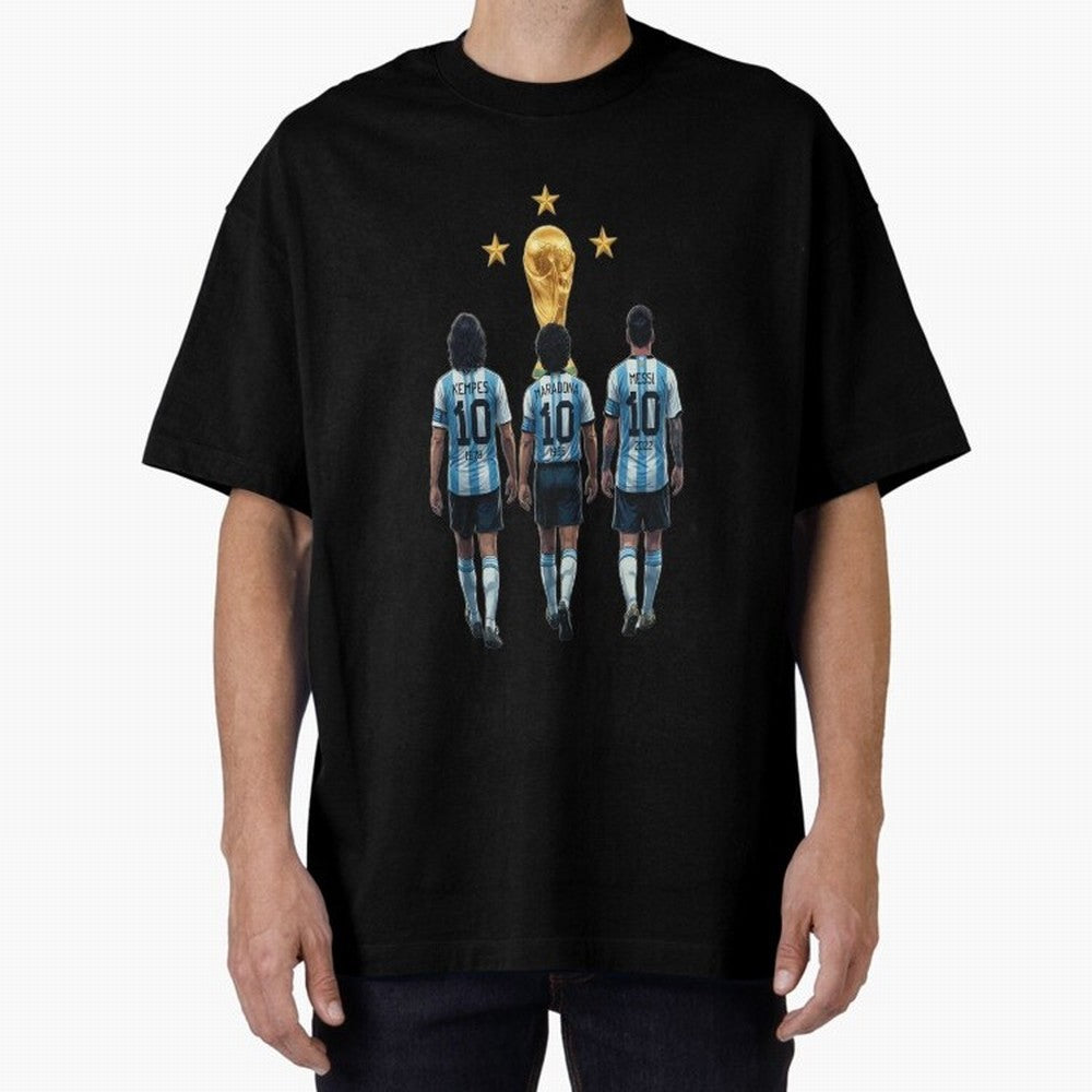 Great captains of the Argentine national team Classic T-Shirt Honor Global Football Passion for FIFA World Cup 2026, Inspired by Messi and Cristiano Ronaldo, Portugal, Sports Nostalgia, International Competition, Famous Players and Unforgettable