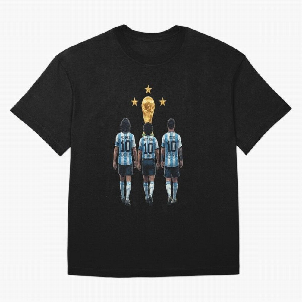 Great captains of the Argentine national team Classic T-Shirt Honor Global Football Passion for FIFA World Cup 2026, Inspired by Messi and Cristiano Ronaldo, Portugal, Sports Nostalgia, International Competition, Famous Players and Unforgettable