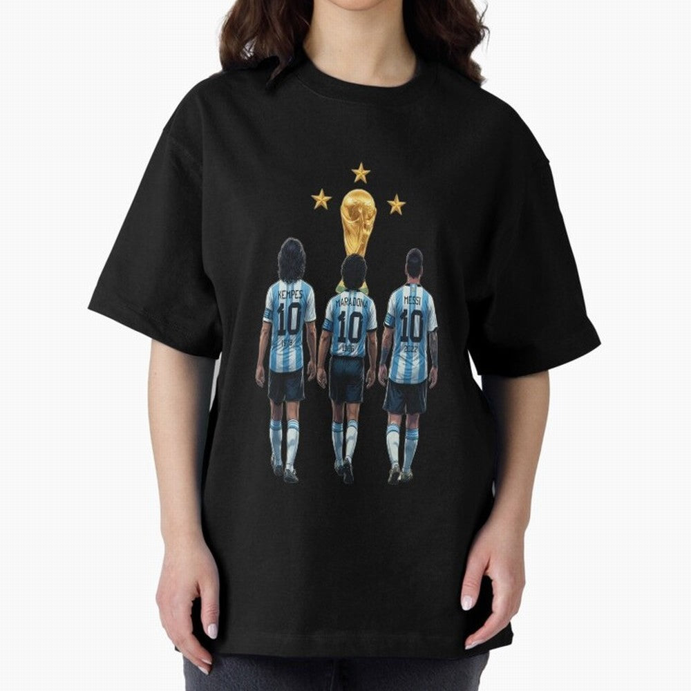 Great captains of the Argentine national team Classic T-Shirt Honor Global Football Passion for FIFA World Cup 2026, Inspired by Messi and Cristiano Ronaldo, Portugal, Sports Nostalgia, International Competition, Famous Players and Unforgettable