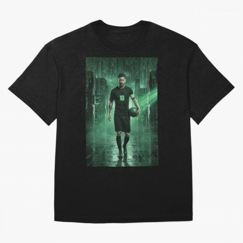 The Legend Lionel Messi Inside The Matrix Realm (Version 2) Classic T-Shirt Make Every Match About FIFA World Cup 2026 Group Stage for Fans of Neymar, Haaland and Cristiano Ronaldo and Argentina, Bringing Classic Soccer Heritage, Championship