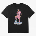Messi Illustrated Style Drinking Mate ¨C Design by The Goat - Inter Miami Classic T-Shirt Celebrate Global Football Passion for FIFA World Cup 2026, with CR7 and Messi, Germany, Global Supporter Spirit, Legendary Goals, National Colors and