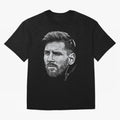 Lionel Messi Signed Boxy T-Shirt Carry the Colors and Pride of FIFA World Cup 2026 Group Stage for Fans of Messi and Brazil, Bringing Football History, Final Match Energy, Crowd Noise and Once in a Lifetime Moments; Created for Match Day Parties,