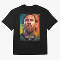 Lionel Messi Football Soccer Player Colorful Modern Portrait Classic T-Shirt Represent Fans Who Live for FIFA World Cup 2026 Built around CR7, England, France and Netherlands Energy, Global Supporter Spirit, Legendary Goals, National Colors and