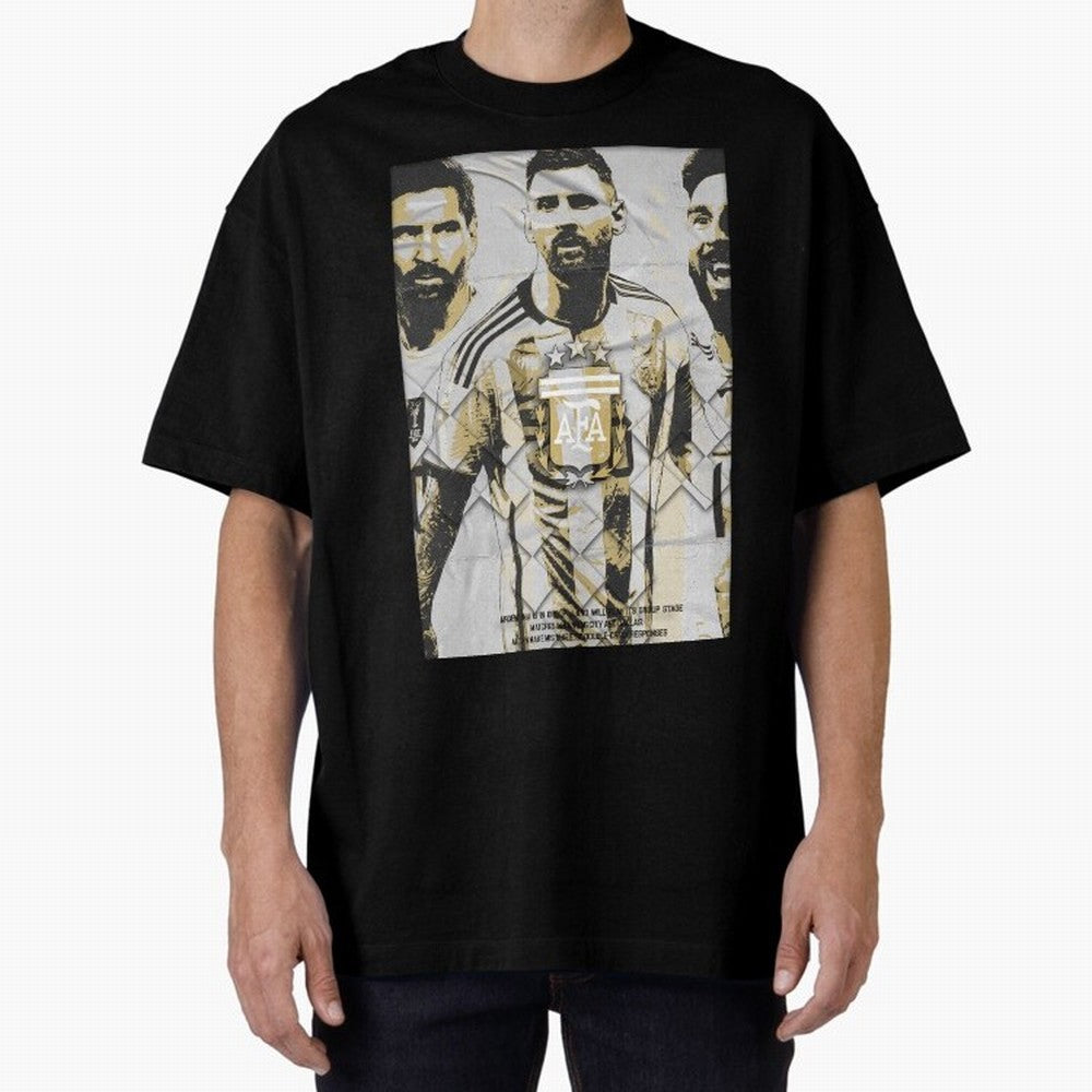 Messi AFA World Cup Champion Art Classic T-Shirt Honor the Beautiful Game during the FIFA World Cup 2026 USA Canada Mexico Journey through CR7 and Messi Highlights, England, France and Netherlands Pride, Stadium Memories, Football Loyalty,