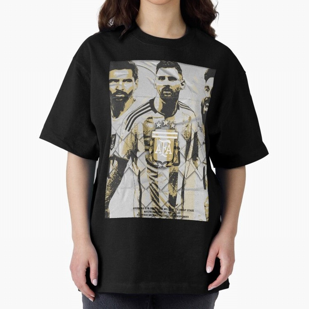 Messi AFA World Cup Champion Art Classic T-Shirt Honor the Beautiful Game during the FIFA World Cup 2026 USA Canada Mexico Journey through CR7 and Messi Highlights, England, France and Netherlands Pride, Stadium Memories, Football Loyalty,