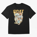 GOAT Lionel Messi watercolor illustration Oversized T-Shirt Support Iconic Players in FIFA World Cup 2026 Made for CR7 and Messi, Argentina, France and Brazil Energy, Football History, Final Match Energy, Crowd Noise and Once in a Lifetime Moments;