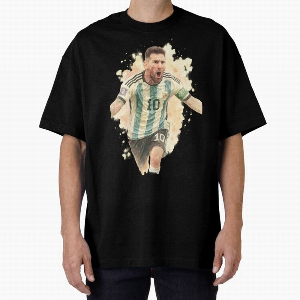 Goaaal Lionel Messi watercolor illustration Classic T-Shirt Remember Match Day Hype around FIFA World Cup 2026 Group Stage, Messi, Neymar and Mbappe, Netherlands, Match Day Excitement, Supporter Culture, Golden Goals and Global Football Passion;