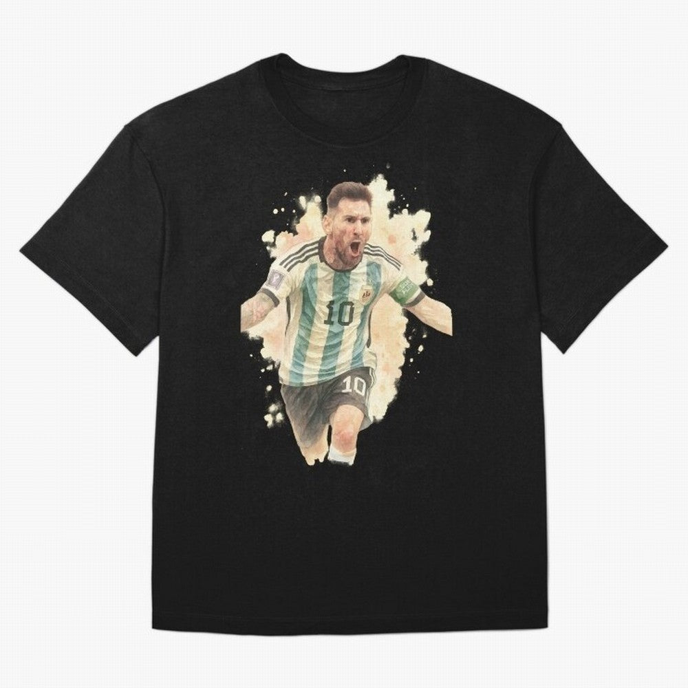 Goaaal Lionel Messi watercolor illustration Classic T-Shirt Remember Match Day Hype around FIFA World Cup 2026 Group Stage, Messi, Neymar and Mbappe, Netherlands, Match Day Excitement, Supporter Culture, Golden Goals and Global Football Passion;