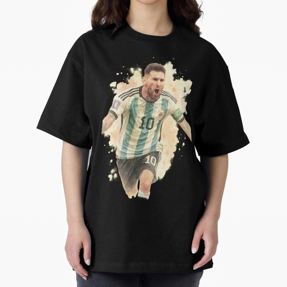 Goaaal Lionel Messi watercolor illustration Classic T-Shirt Remember Match Day Hype around FIFA World Cup 2026 Group Stage, Messi, Neymar and Mbappe, Netherlands, Match Day Excitement, Supporter Culture, Golden Goals and Global Football Passion;