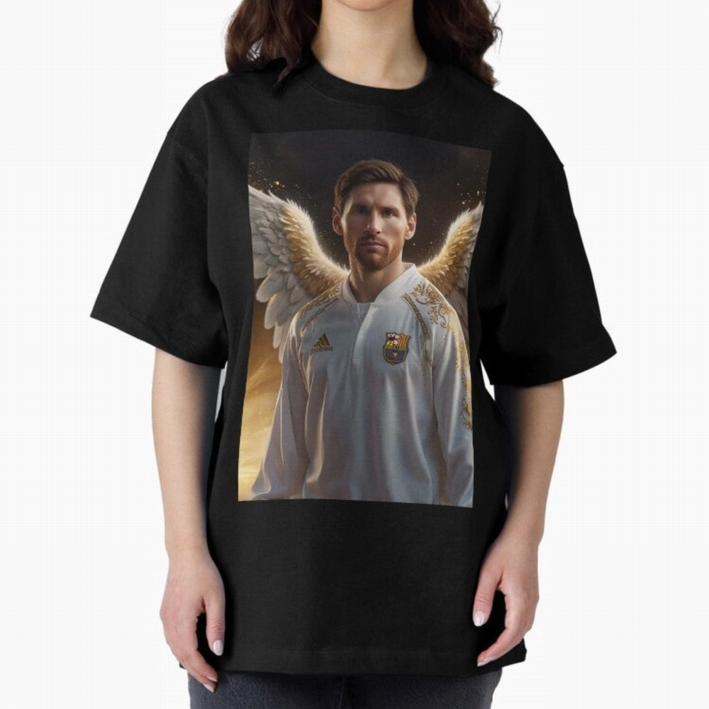 Lionel Messi An Ange Oversized T-Shirt Show Your Tournament Heart for FIFA World Cup 2026 Group Stage for Fans of Messi, CR7 and Mbappe and Argentina, Bringing Tournament Hype, Historic Matchups, Family Viewing Parties and Global Sports Pride; Made