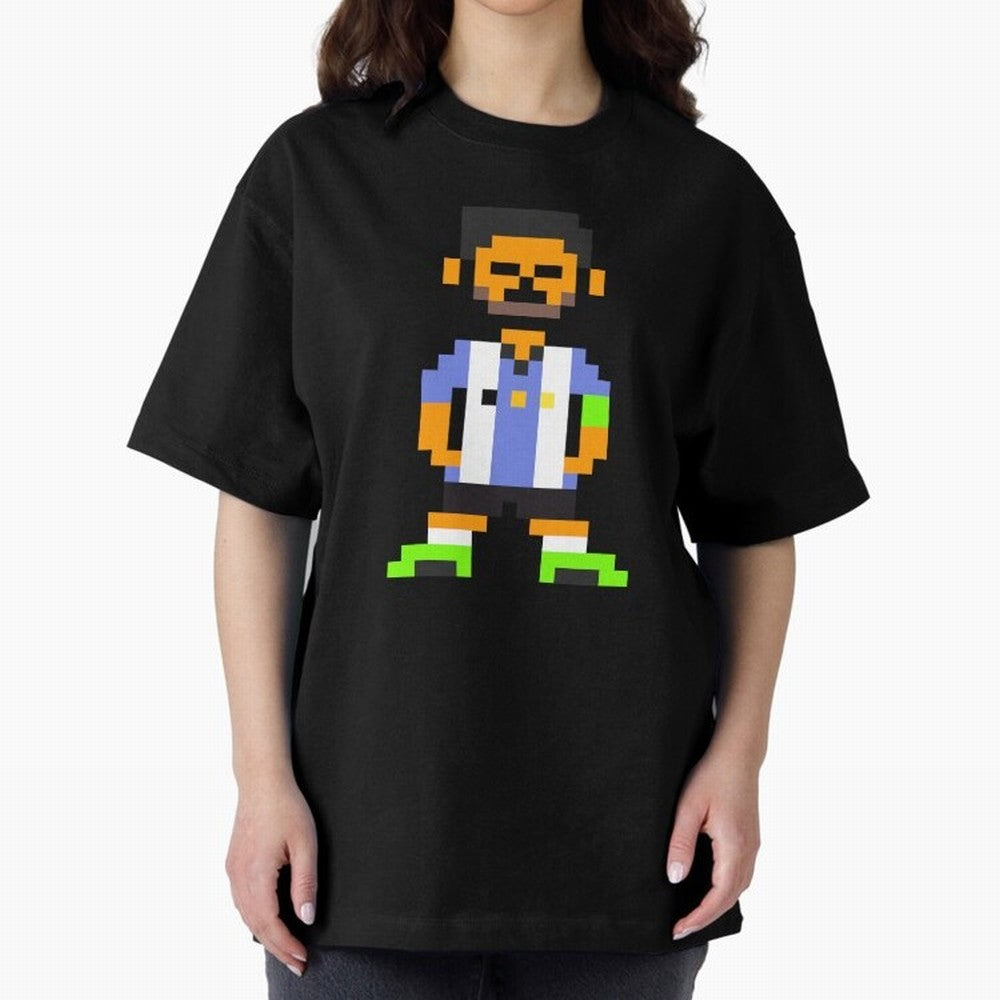 Pixel Pose Messi Oversized T-Shirt Showcase FIFA World Cup 2026 Group Stage for Fans of Mbappe and Neymar and Brazil, Bringing Football History, Final Match Energy, Crowd Noise and Once in a Lifetime Moments; Made for Die Hard Supporters, Soccer