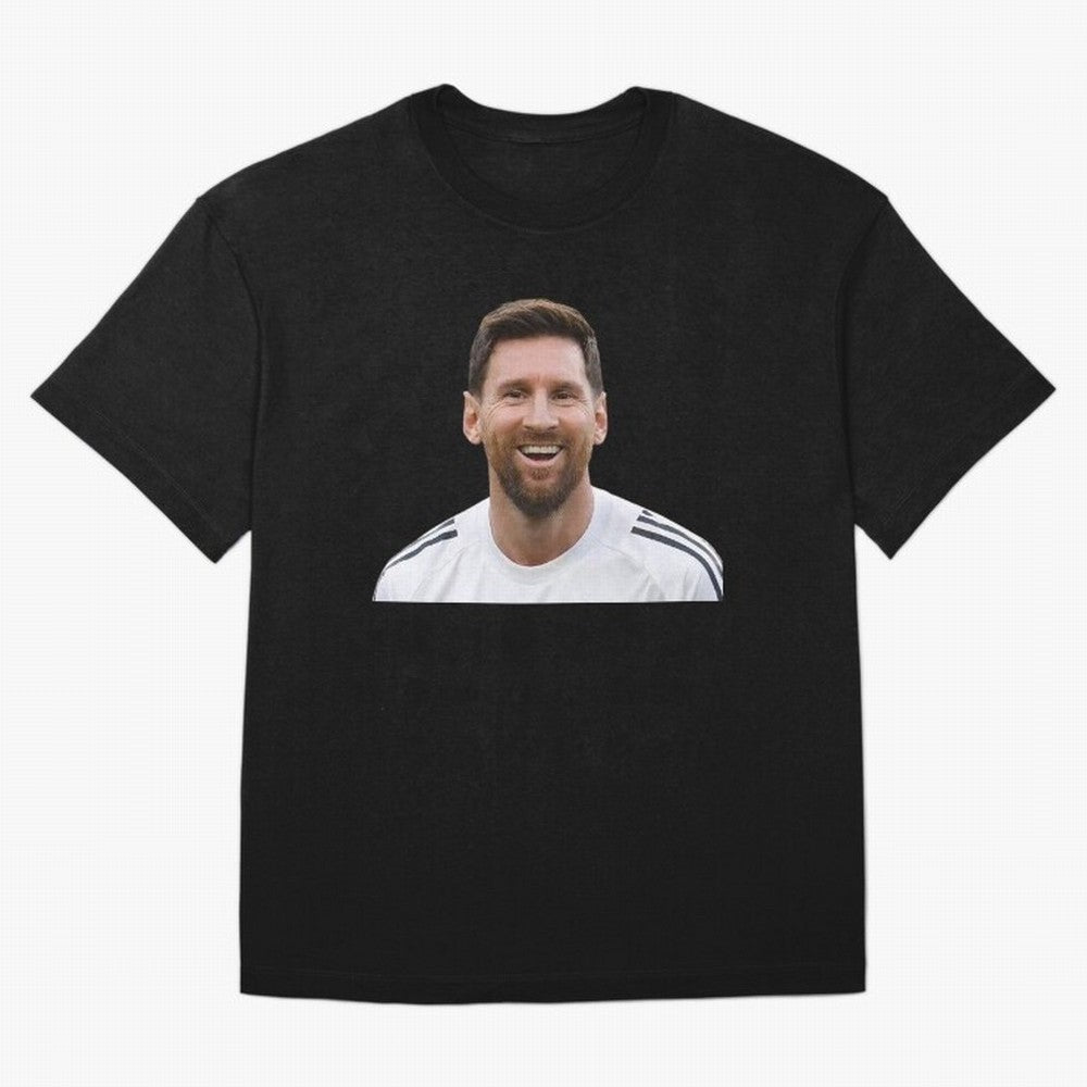 Lionel Messi smiling Oversized T-Shirt Build FIFA World Cup 2026 Group Stage Spirit, Connected to France and Portugal, CR7, Football Festival Excitement, Trophy Ambitions, Country Rivalries and Star Player Buzz; Ideal for Fans Who Follow Messi,