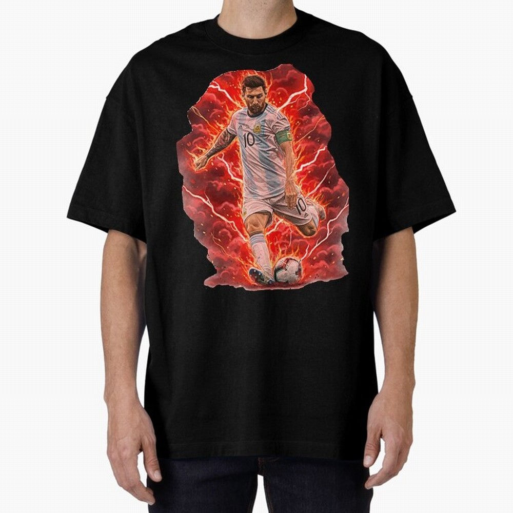 Messi Illustrated Style (HD) ¨C High Definition Design The Goat Unique Classic T-Shirt Experience the Global Stage of Global Football Passion for FIFA World Cup 2026 Group Stage, with Cristiano Ronaldo, Netherlands, Soccer Culture, Superstar