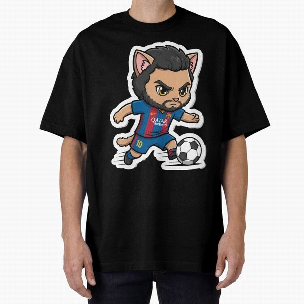 Fcb - Fc Barcelona | Cute Cat Messi with Jersey Barcelona Classic T-Shirt Carry the Dream of Match Day Hype around FIFA World Cup 2026, CR7 and Messi, Argentina, France and Brazil, Tournament Hype, Historic Matchups, Family Viewing Parties and